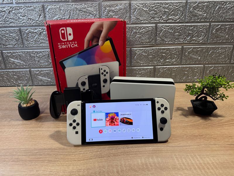 Портативна консоль Nintendo Switch OLED 64GB + 64GB sd card 2-0019 фото