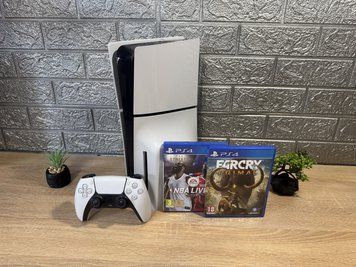 PS5 Slim 1TB Standard edition + 2 гри 2-0039 фото